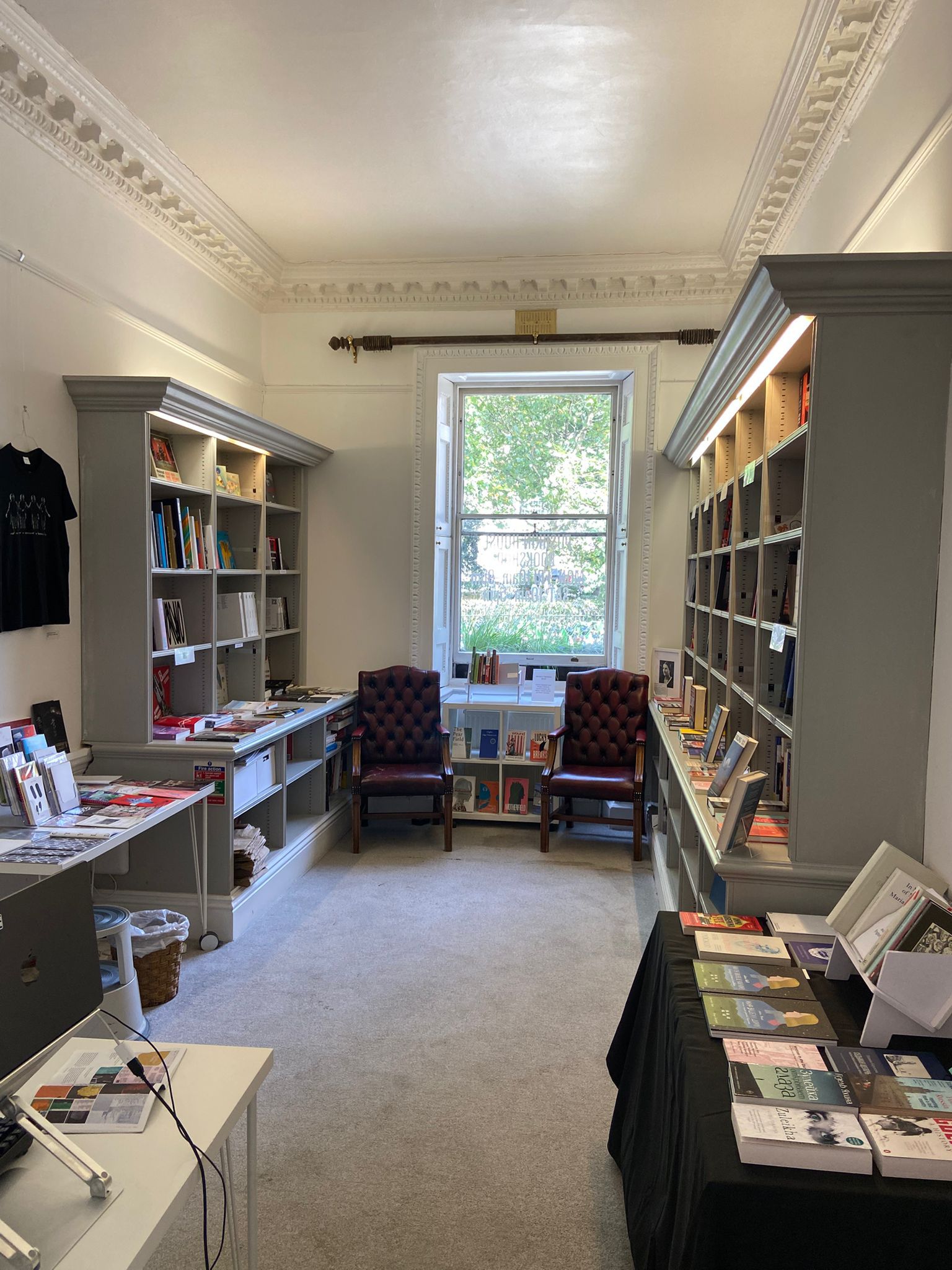 School estate building during asbestos survey operations